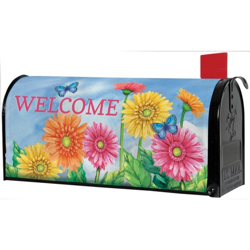 Gerbera Welcome Mailbox Cover