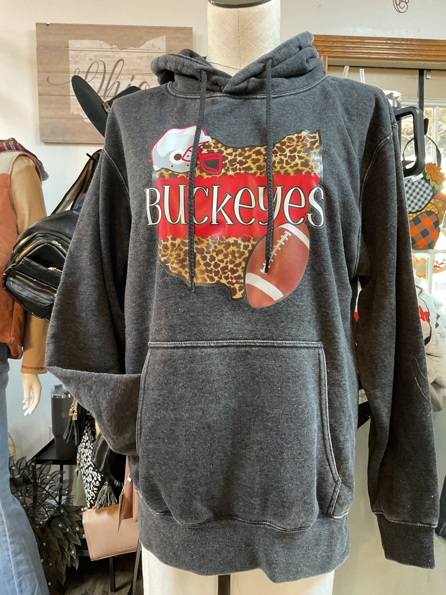 Ohio State Leopard Hoodie