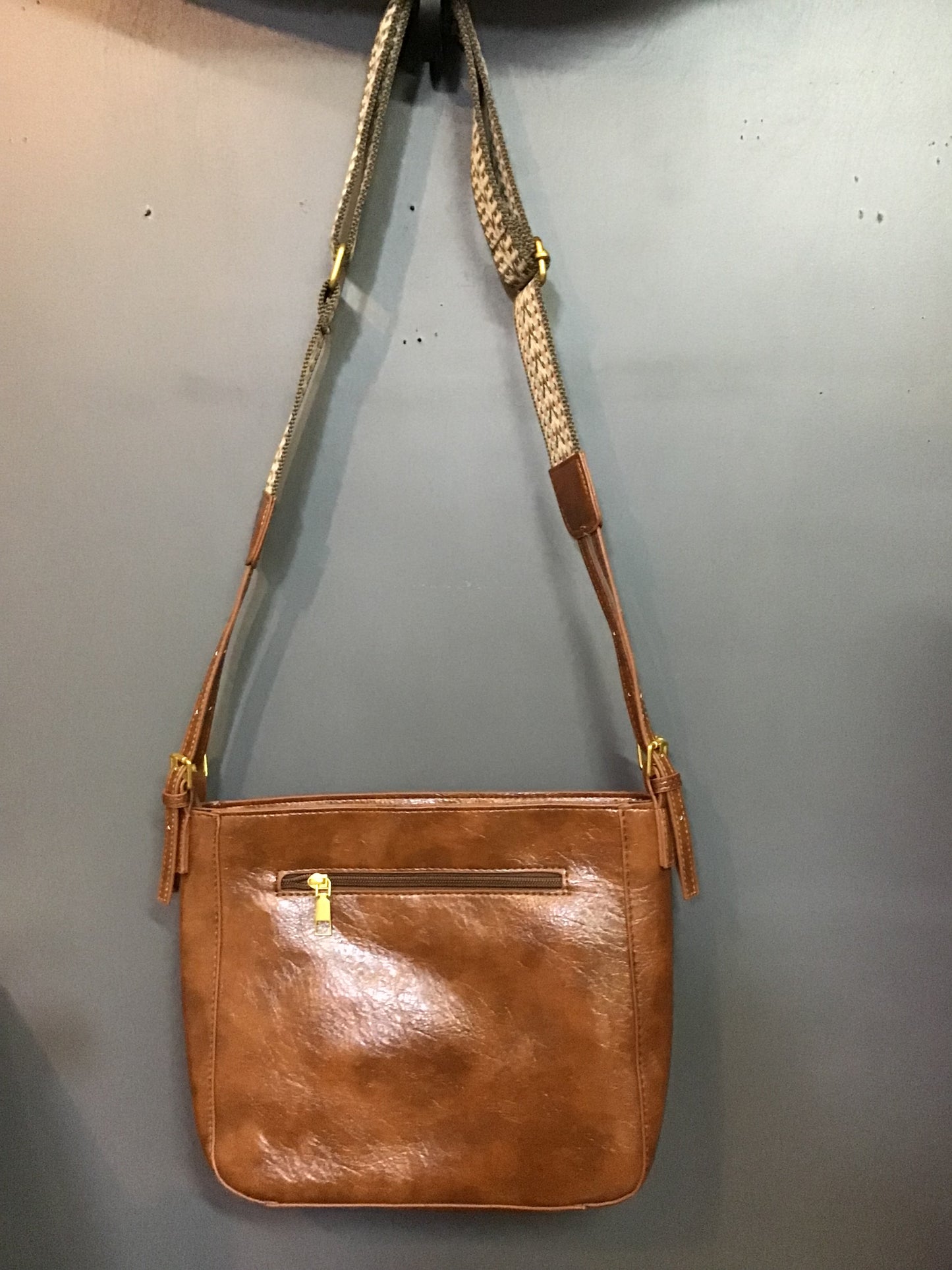 Mahogany Purse Adj Strap