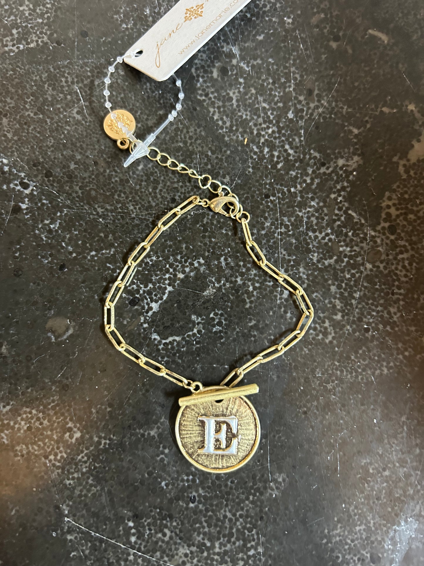 Jane Marie Monogram Chain Bracelet