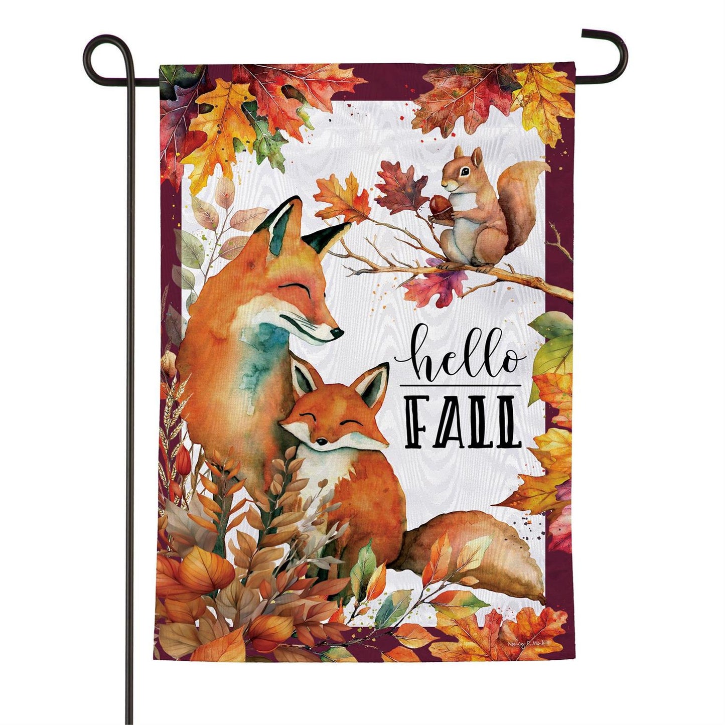 Fox Family Moire Flag
