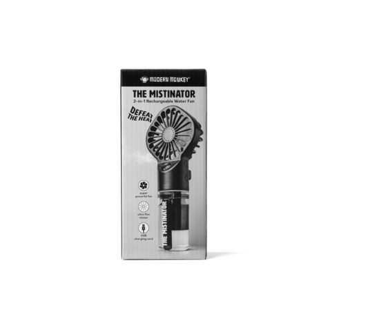 Modern Monkey The Mistinator 2-in-1 Rechargeable Water Fan