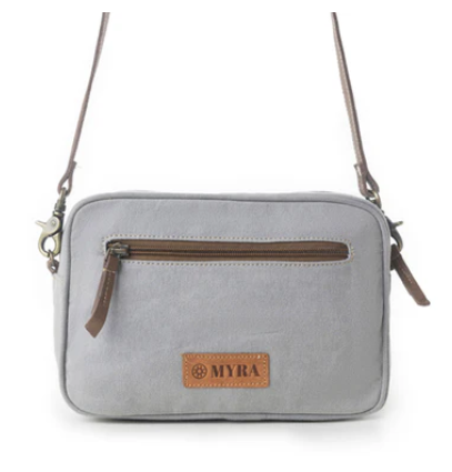 Myra Paisley Plains Pouch in Smoky Ash - Smoky Ash