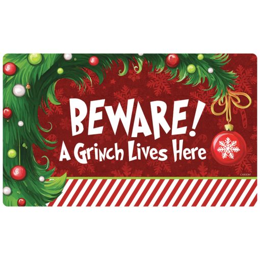 No Grinches Mat
