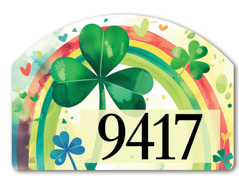 Rainbow Clover Yard DeSign