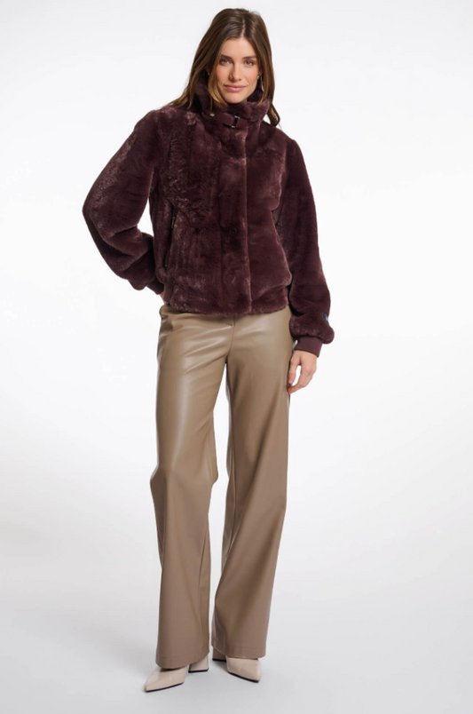 Rino & Pelle Women's Ambra Jacket (Chocolate Bean)