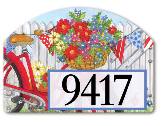 Sally Eckman Roberts Freedom Bike Yard DeSign 14" x 10"