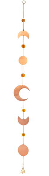 Metallic Moon Phases Windchime