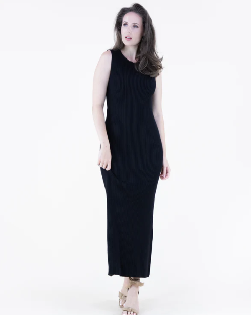 Warm Tone Ribbed Sleeveless Bodycon Sweater Dress - Large/XL Warm Tone Ribbed Sleeveless Bodycon Sweater Dress - Large/XL