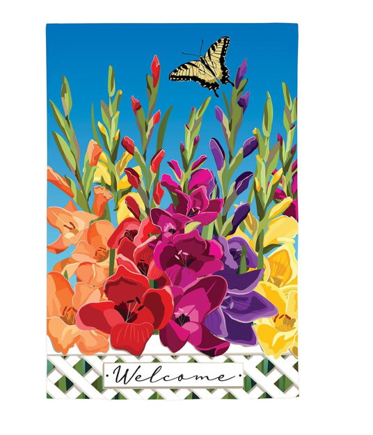 Gladiolus Garden Burlap