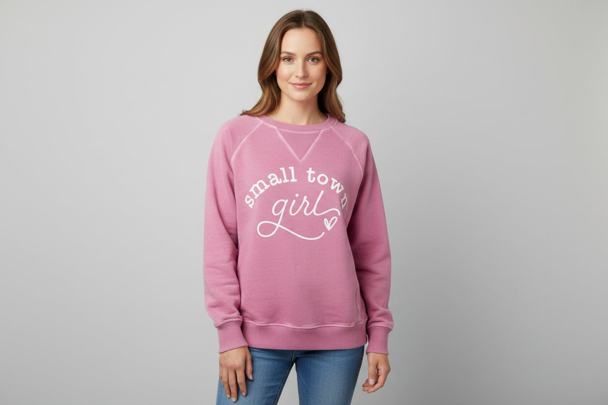 Lilac Small Town Girl Sweatshirt