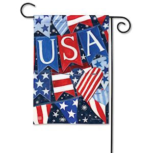 USA Banner Garden Flag