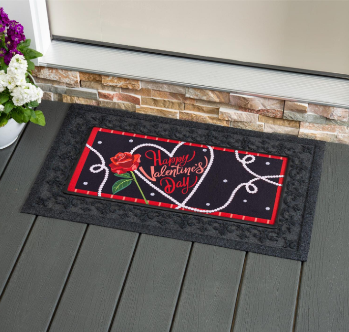 Valentine's Day Pearls Sassafras Switch Mat