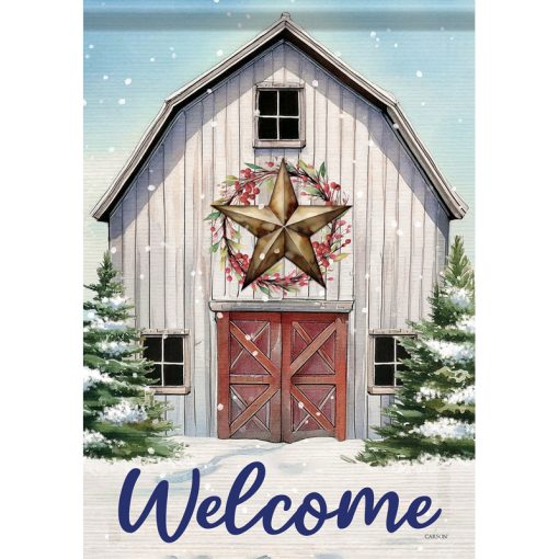 "Welcome Barn" Durasoft™ Flag