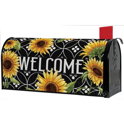 Welcome Sunflowers Mailbox Cover