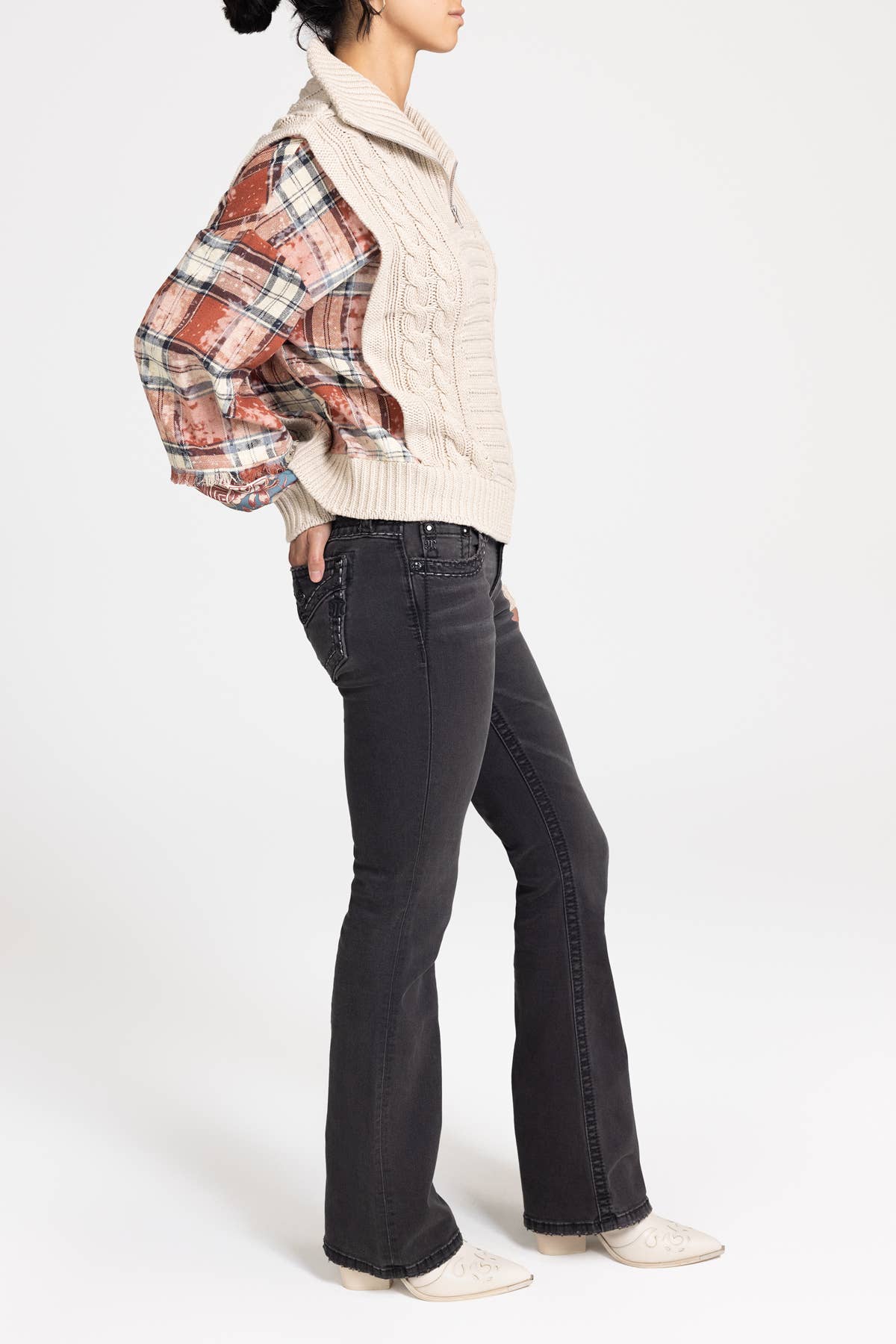 Miss Me- MIX MEDIA SWEATER