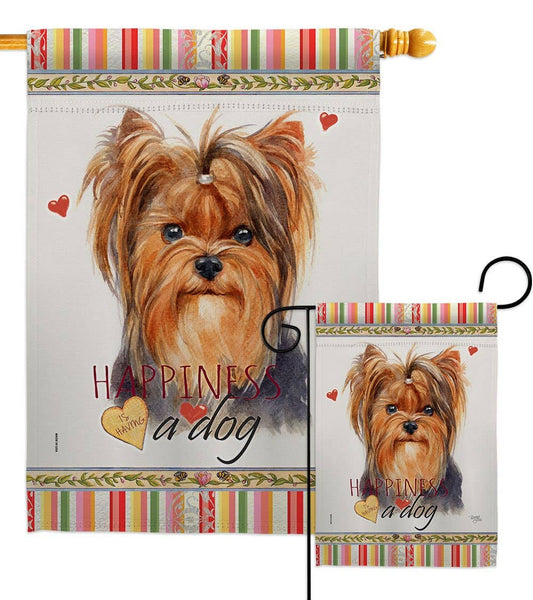 Two Group Flag Co - Yorkie Happiness 110235