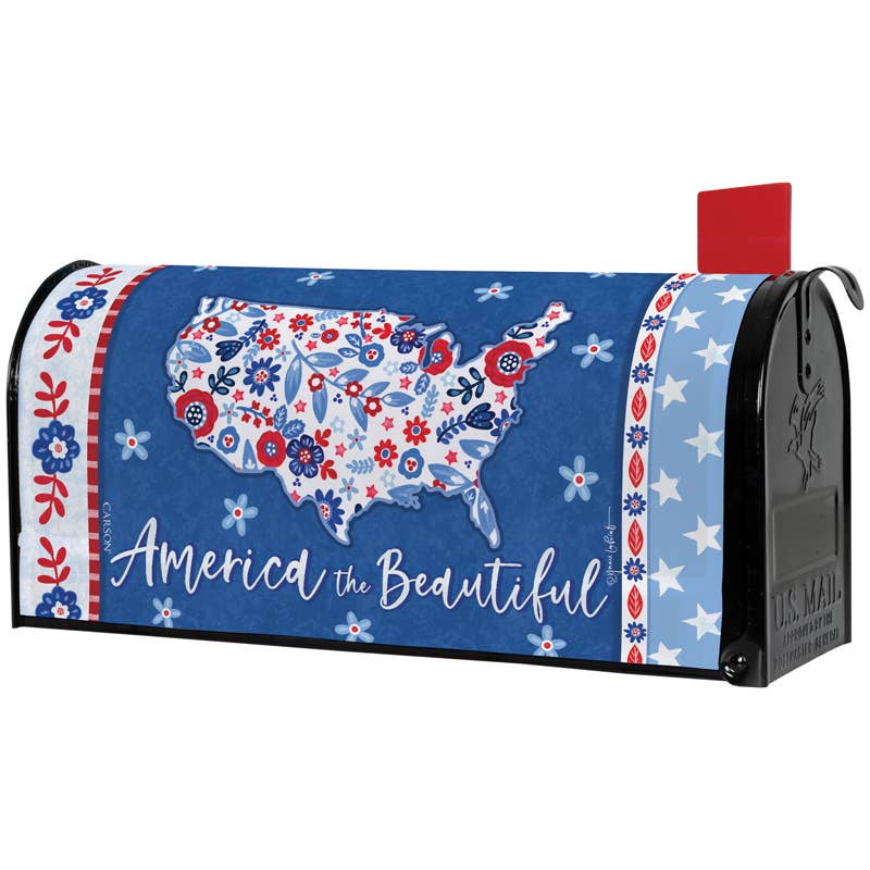 FlagTrends by Carson - "Map of America" Mailbox Cover