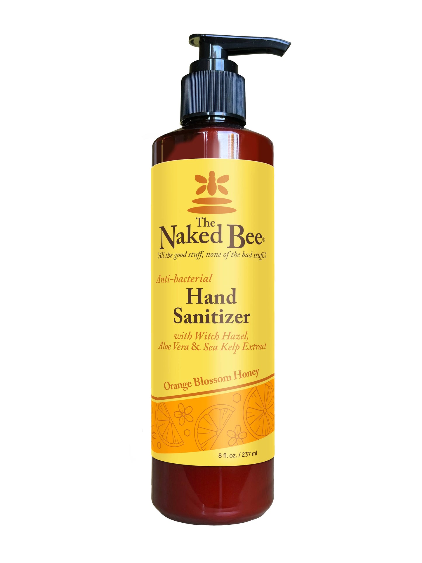The Naked Bee - 8 oz Orange Blossom Honey Hand Sanitizer