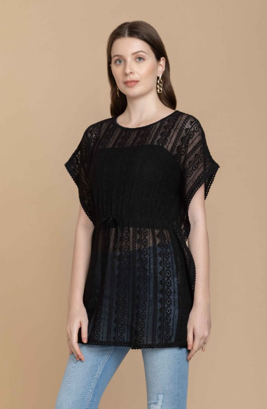Bohera Shania Embroidered Lace Top main image 0