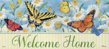FlagTrends by Carson - "Buttterflies & Daisies" Mini Mat