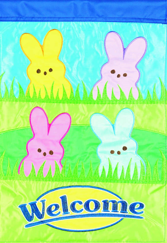 Magnolia - Flag Welcome Bunnies Polyester