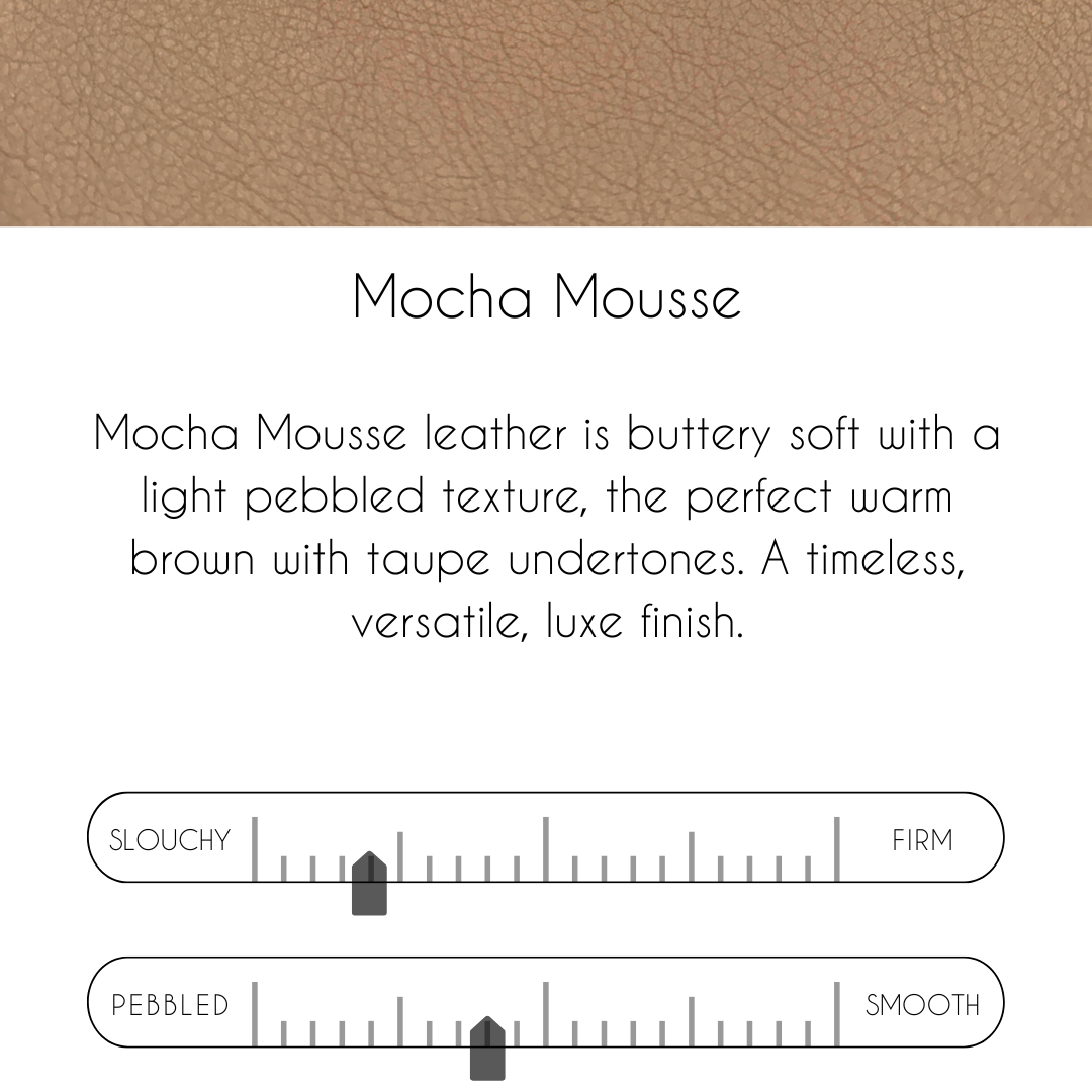 Beaudin - Bella Belt Bag In Mocha Mousse Leather | Upcycled GG Full Front