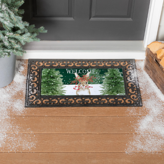 Candy Cane Rabbit Sassafras Switch Mat