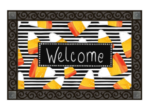 Candy Corn Welcome MatMate