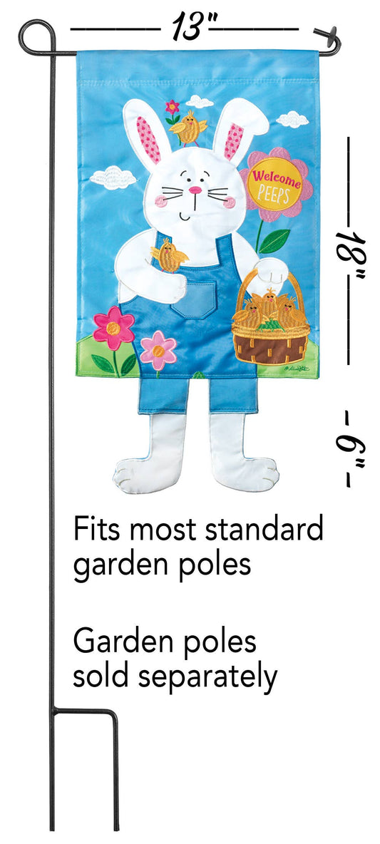 Magnolia - BUNNY WELCOME PEEPS CRAZY LEG FLAG