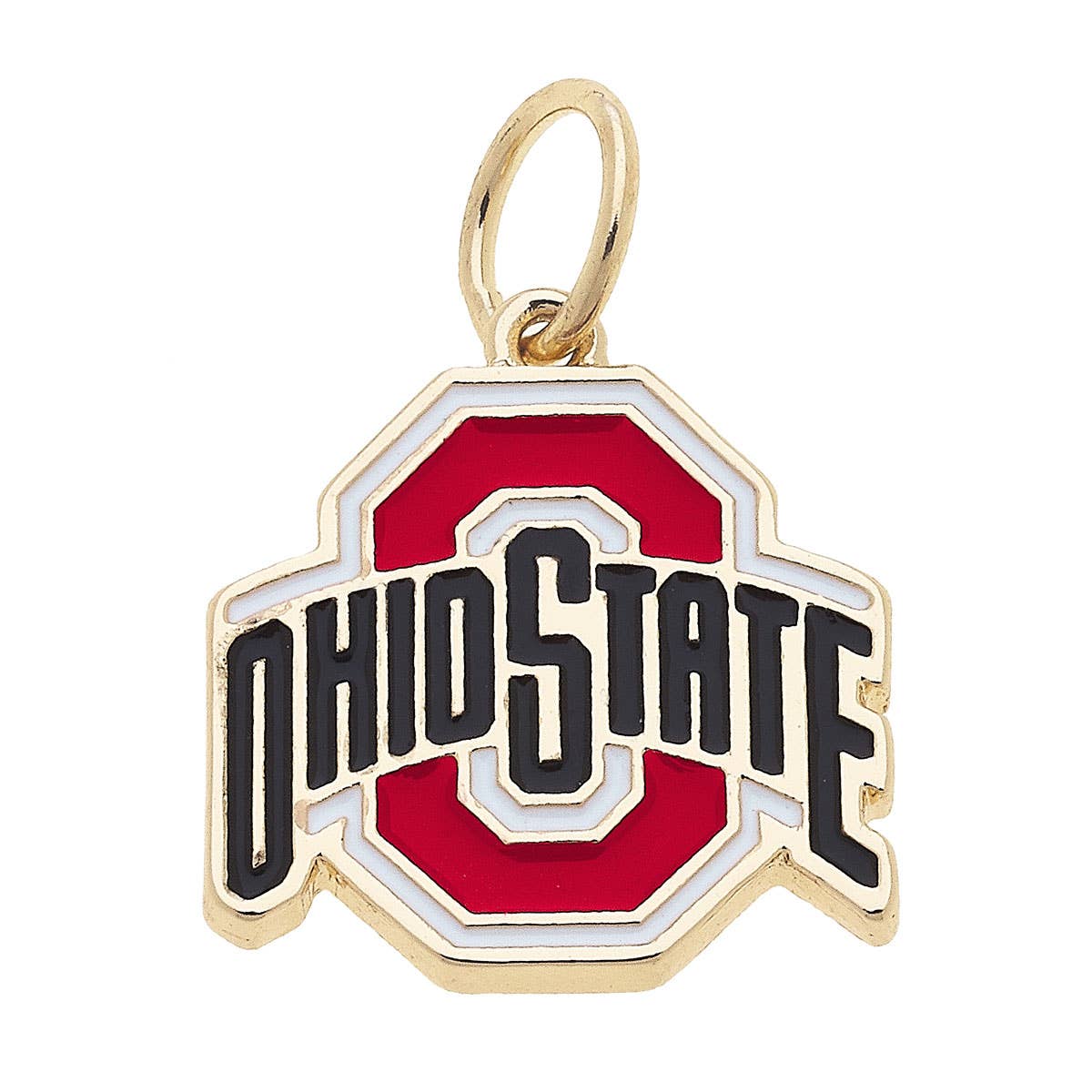 Canvas Style - Ohio State Buckeyes Enamel Logo Charm