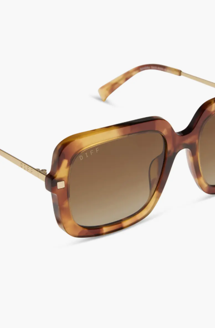 Diff Eyewear SANDRA Brown Fleur / Brown Gradient