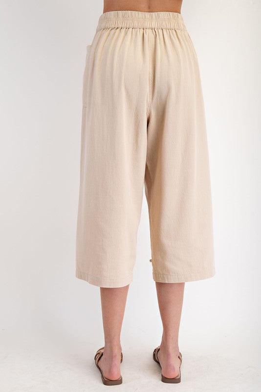 Easel Stone Washed Twill Cargo Pants