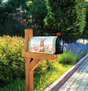 Easter Bunny Mailbox Cover