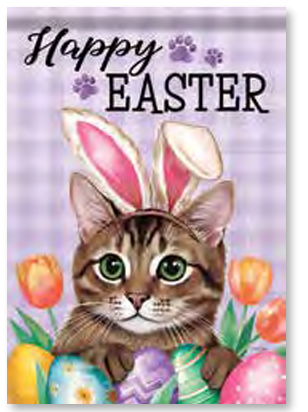 Easter Kitty Flag
