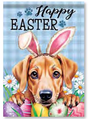 Easter Pup Flag