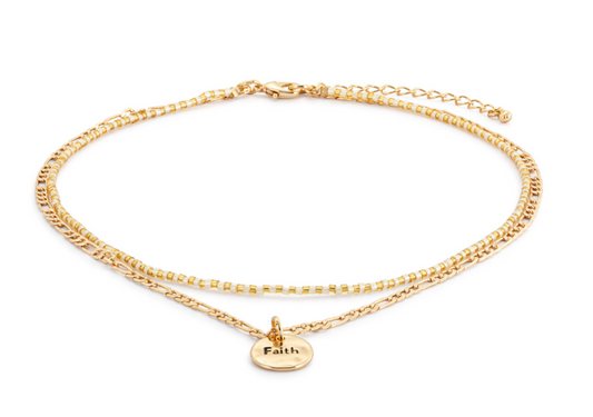 Your Journey Beaded Necklace - Faith
