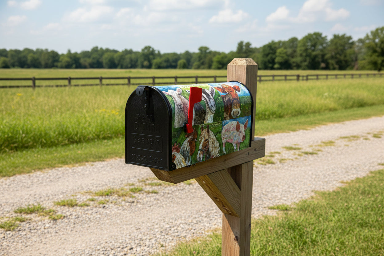Life At The Farm Mailbox Covers