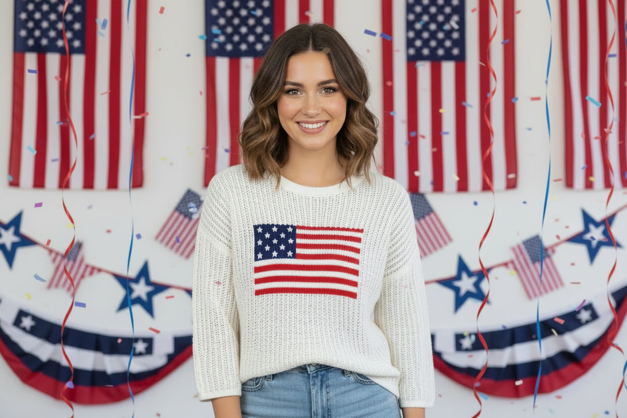 America Sweater Long Sleeve