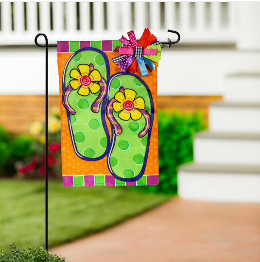 Flip Flop Summer Applique Flag