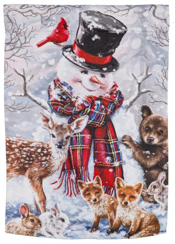 Forest Friends Garden Suede Flag