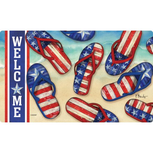 "Freedom Flip Flops" Mat