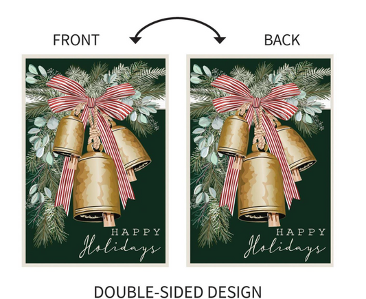 Golden Bells Applique Flag