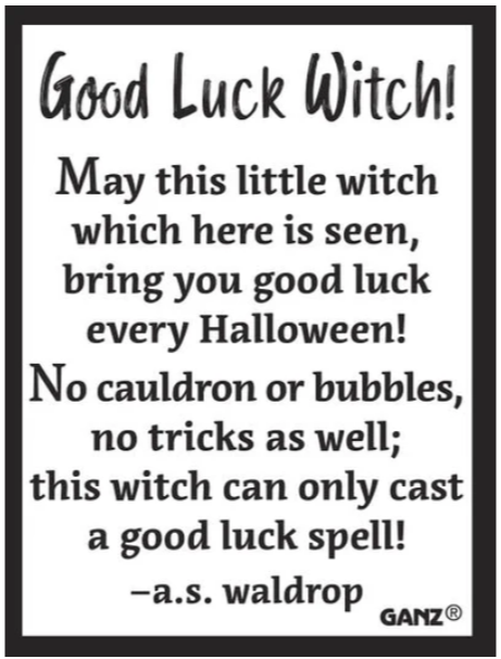 Good Luck Witch! Charm