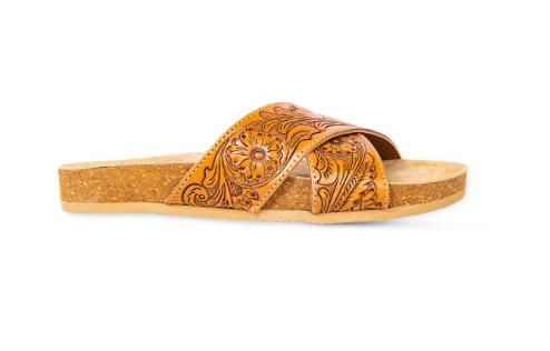Myra Gracie Hand-Tooled Sandals
