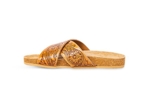 Myra Gracie Hand-Tooled Sandals