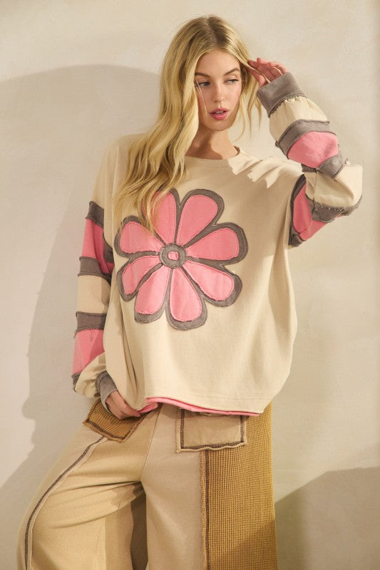 Groovy Bloom Pullover