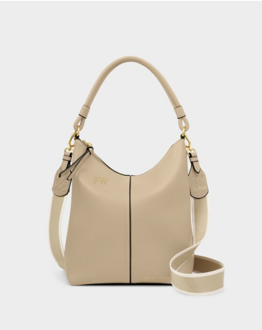 Hallie Satchel Bag Light Taupe