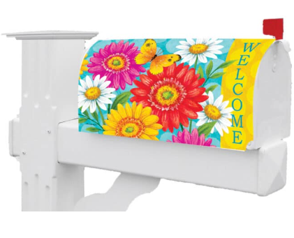 Happy Gerberas Mailbox Cover