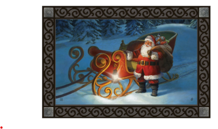 Here Comes Santa Claus MatMate